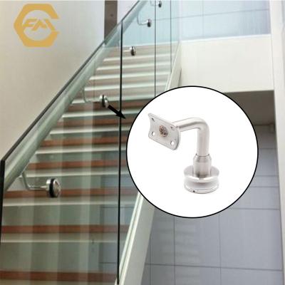 China Modern Glass Railing Pipe Bracket Fittings Stainless Steel Railing Bracket From Guangdong Manufacturer for sale