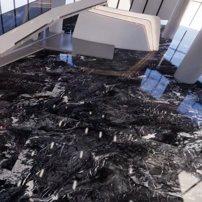 China Luxury Modern Class First Polished Gray Marble Hilton Dark Gray Marble For Interior Wall Tiles for sale