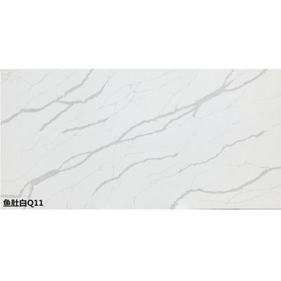 China Modern different design calacatta quartz vein stone slabs countertops price for sale