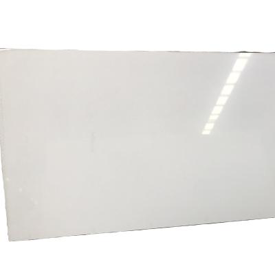 China High Quality Cheap Artificial Faux Culture Marble Stone Slab White Solid Price for sale