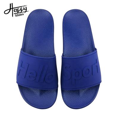 China Happyslides Slipper Plain Anti-Slippery Sandals Slides Shoes For Casual Men's Slides Slipper Sandals, Indoor Sandals Men's Bathroom Slippers for sale