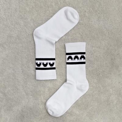 China Hellosports Running Antibacterial Sports Sock Crew Men Color Performance Crew Socks Women Crew Socks Custom Logo for sale