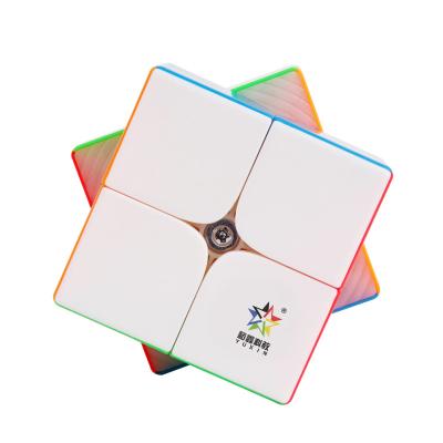 China Yuxin 1512 Nice small puzzle magic cube 2x2x2 mechanism FLASHING cube with color box package educational toys for sale