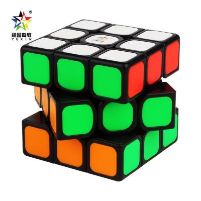 China FLASHING Yuxin Black Kylin 1543 Speed ​​3 Cubes 3x3 Puzzle Sticker Order V2 Black Bottom Magic Interactive Less Child Developing Toys for sale