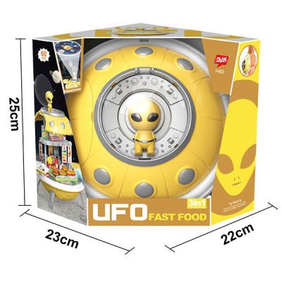 China 60 PCS UFO BAG BURGER PLASTIC PACKING SET MIX PLASTIC TOYS for sale