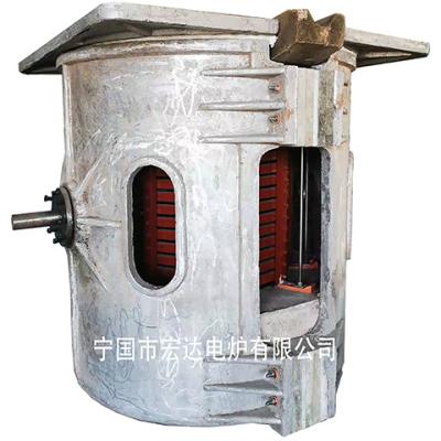 China Metal Induction Metal Smelting Melting Furnace For Copper Brass Melting Steel Scrap 500kg for sale