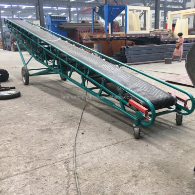 China stone crusher heat resistant belt conveyor for stone / portable conveyor for sale