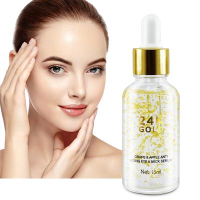 China Anti Aging Vitamin Cserum Beauty Serums 24K Gold Serum For Face for sale