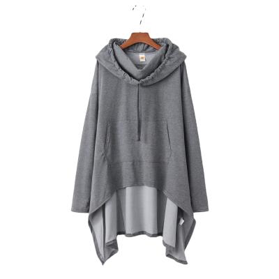 China 2022 Oversized Hoodies QUICK DRY Front Pockets Long Style Women Sweatshirt Pullovers Plus Size Women Loose And Casual Hoodie Sweatshirt for sale