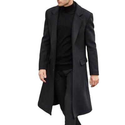 China 2022 Factory Sale Plus Size Fashionable Men's Winter Anti-wrinkle Directly Coated High Quality Casual Men's Midi Length Jackets Oversized Coats for sale