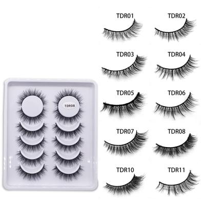 China New Style Soft Natural Strongly Lash Faux Mink 3D Lash Silk Lashes Lashes for sale