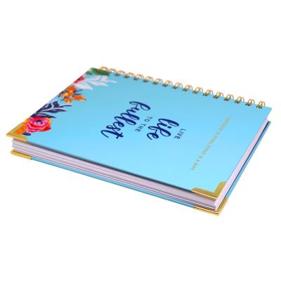 China Daily Weekly Monthly Planner Notebook Free Sample Journal Spiral Weekly Agenda Hardcover Planner Book Organizer for sale