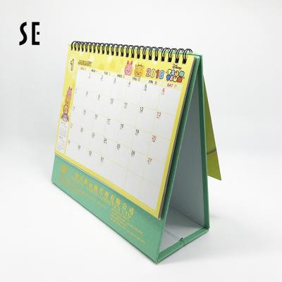 China Customized Cheap Gift Promotion Desk Handmade Foldable Calendar for sale