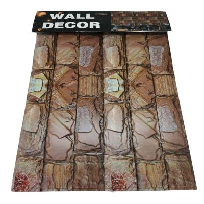 China Modern 3D Brick Wall Paper Wallpaper Removable 3D Wallpaper Stickers Home Decor for sale