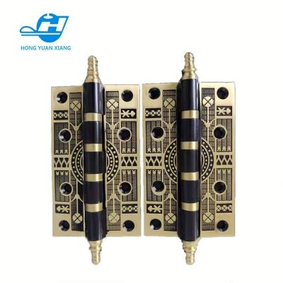 China Sliding good quality luxury style black color brass door hinges for door for sale