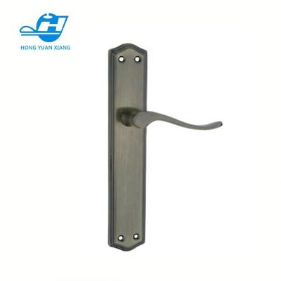 China Hot Style Wooden Door Furniture Door Handle With Plate for sale