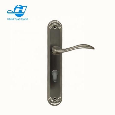 China New style zinc alloy and aluminum internal door handle with knob in high quality for sale