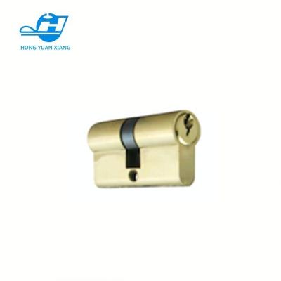 China Double open full brass or zinc alloy or steel door lock cylinder with normal keys style any size factory design for sale