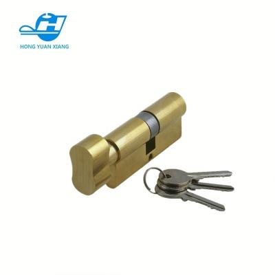 China One Key One Side Open One Side Knob One Side Open Key One Side Knob Brass Or Zinc Alloy Lock Cylinder With Steel Or Brass Computer Or Normal Keys for sale