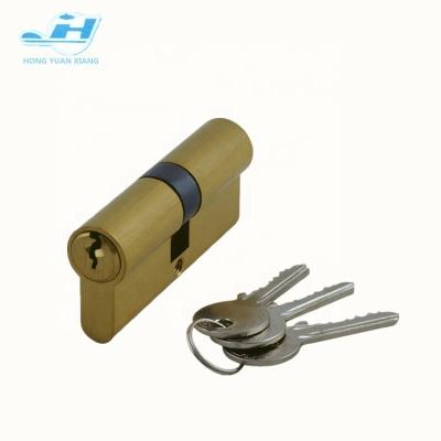 China Office Hot Style Brass Partial Door Lock Cylinder Full With Full Size Keys for sale