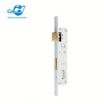 China Hot Cylinder Hole High Quality Security Aluminum Door Handle Lock With Open Oval Cylinder for sale