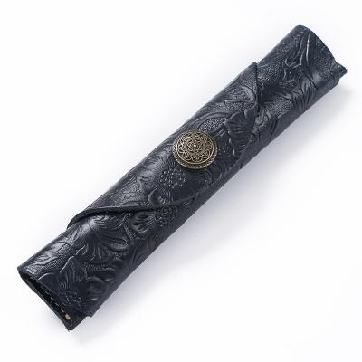 China Drop Shipping Genuine Leather Vintage Cigarette Holder Genuine Leather Case for sale