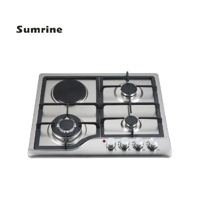 China Attractive gas hob hotel fashion design electric cooktop 4 burner electric gas stove for sale