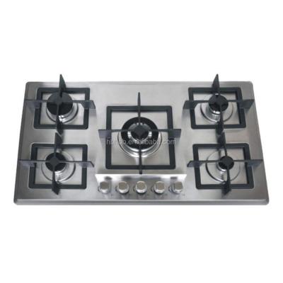 China New cooker design built in kitchen bosch 5 burner gas hob / gas stove 5 burner for sale