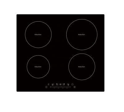 China Hotel Integrated Induction Cooker 60 cm Electric Hob 4 Flex Zone 7400W for sale