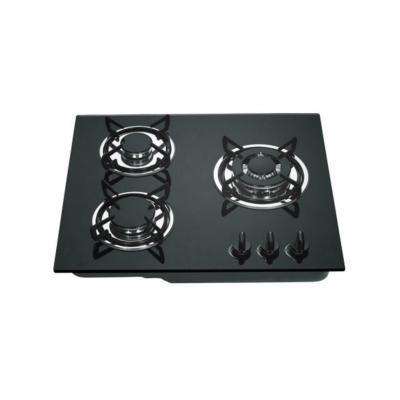 China Built-in Household Tempered Glass Top Cooking 2 Burner Gas Stove for sale