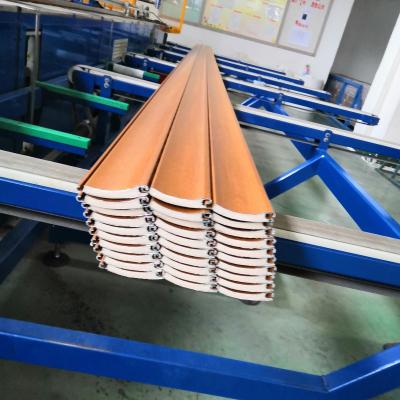 China Middle East 55mm Environmental Friendly Aluminum Roller Shutter Profile For Insulation for sale