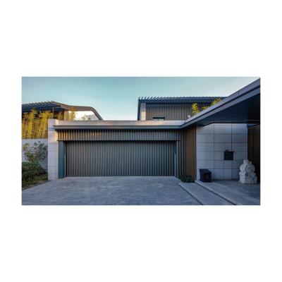 China Windproof Fashion Automatic Aluminum Garage Doors for sale