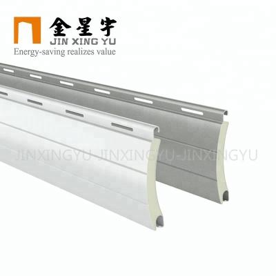 China New Environmental Friendly 55mm Aluminum Roller Shutter Slat With PU Foam for sale