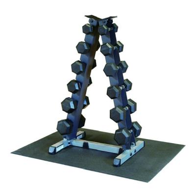 China Dumbbell Storage Hex Dumbbell Rack for 6 Pairs Gym Equipment HRWR15-6 Dumbbells for sale