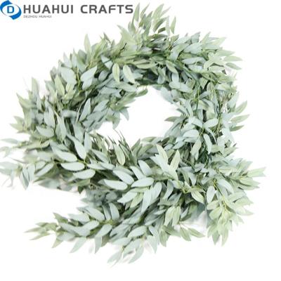 China High Quality Artificial Plastic Christmas Braids Green Twig Garlands for sale