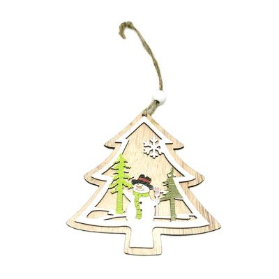 China Blank Plastic Ceramic Christmas Sublimation Pendant Ornament for sale