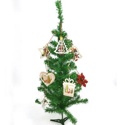 China Plastic Best Selling Empty Shiny Gold / Gel Plastic Laser Cut Metal Christmas Ornaments for sale