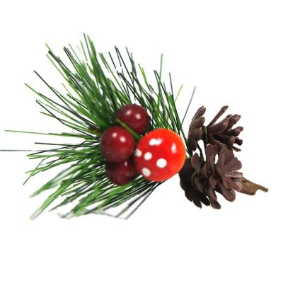 China Artificial Flower Plastic Wholesale Christmas Plastic Items Christmas Decoration Sale for sale