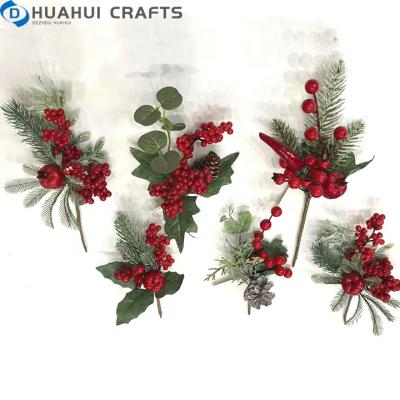 China Fabric Mesh Christmas Decoration Flower 4 colors select Christmas decorations for Christmas tree decoration for sale