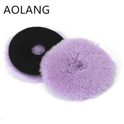 China Durable China Factory 6 Inch Wool Polishing Pad Lambswool Polishing Pads Polishing Car Polisher for sale