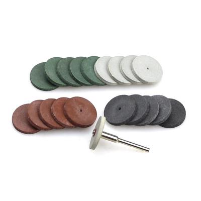 China Durable 21 Pieces 3mm Spindle Mini Drill Die Grinder Rotary Tools Polishing Polishing Wheel For Metal for sale