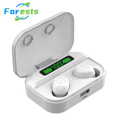 China Wireless Earphone Forests Wholesale TG01 Tws BT Earphones Wireless Headset Gaming In-Ear Headphones Sport LED Display Low Latency Earbuds Earphone for sale