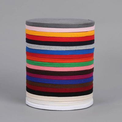 China Sustainable Factory Supply High Quality Pure Cotton Webbing Strap Web Band Multicolor Available for sale