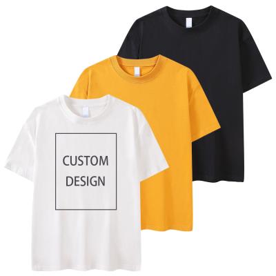 China Wholesale Heavy Cotton Off Shoulder OEM/ODM Anti-pilling Oversize 100% Cotton Plus Size T-Shirts For Man for sale