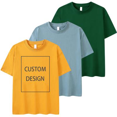 China Custom Anti-pilling 2021 Custom T-shirt Heavy Cotton Printing OEM/ODM Oversize 100% Cotton T-shirt For Man for sale