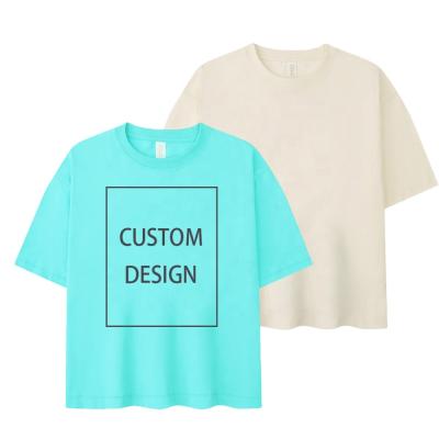 China Wholesale Breathable 100%combed Cotton O-Neck Customized Plain Oversized Men's T-shirt Blank Unisex T-shirt for sale