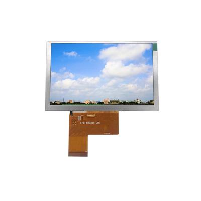 China IPS 5inch 800x 480 landscape lcd display module with RGB inerface no touch 5inch for sale