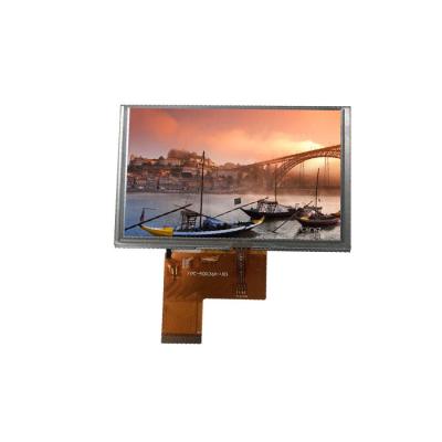 China TN 5.0 To 6 Inch 800x480 RGB Hour 5.0 Lcd Display Module Landscape With RTP 5.0 Inch Resistive Touch Screen for sale