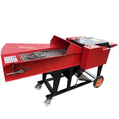 China Make Animal Feed Electric Agricultural Soybean Cane Straw Corn Straw Silage Cutting Machine Automatic Hay Cutter Feed Cattle And Sheep for sale