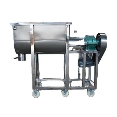 China Granule or powder mixing Manufacturer Salt Horizontal Mixing Equipment U-shaped Seasoning Sugar Mixer Stainless Steel Food Additive Mixer for sale